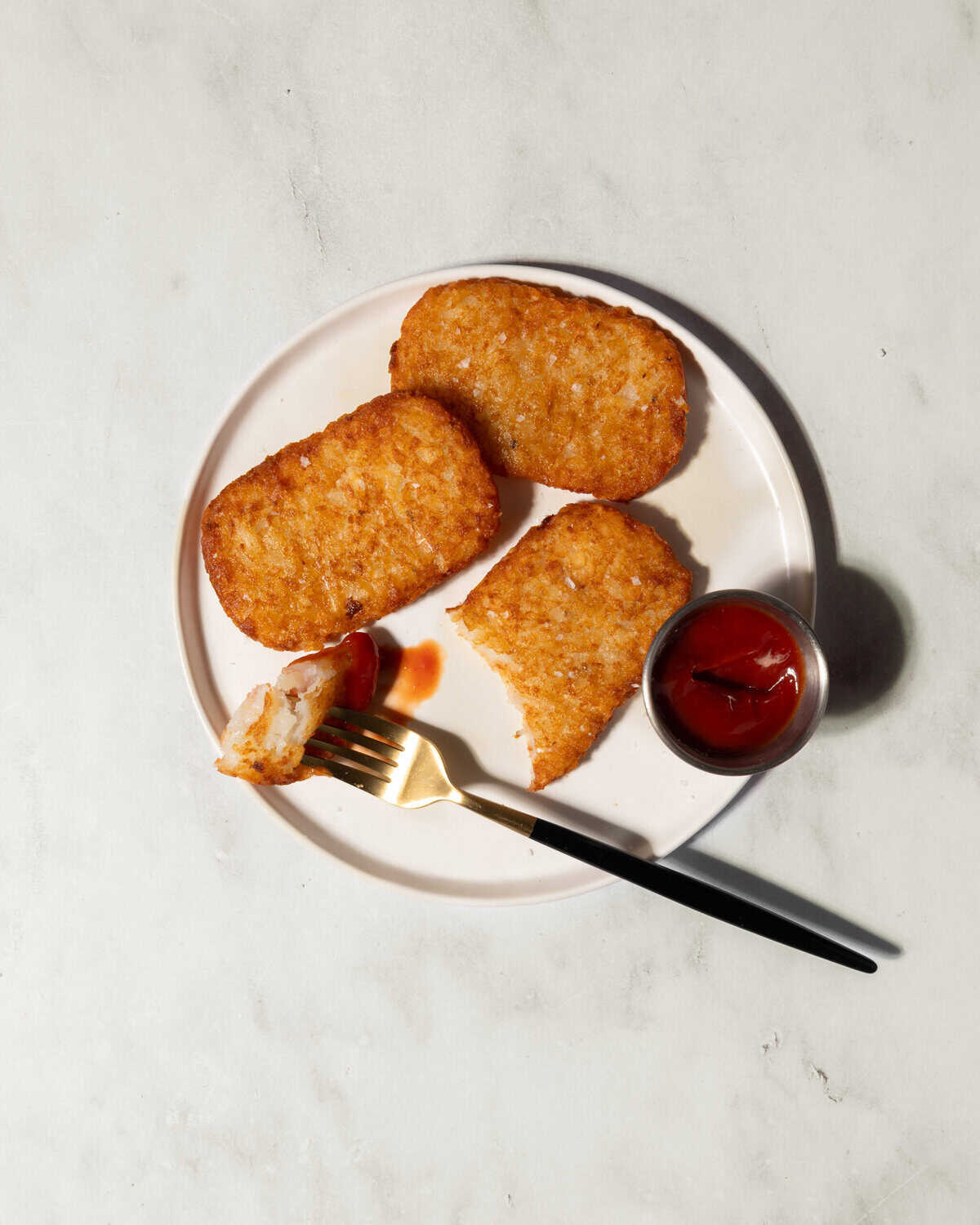 Hash Brown Recipe Hacks Crispy Frozen Potatoes Air Fryer Bite-Sized Crunch