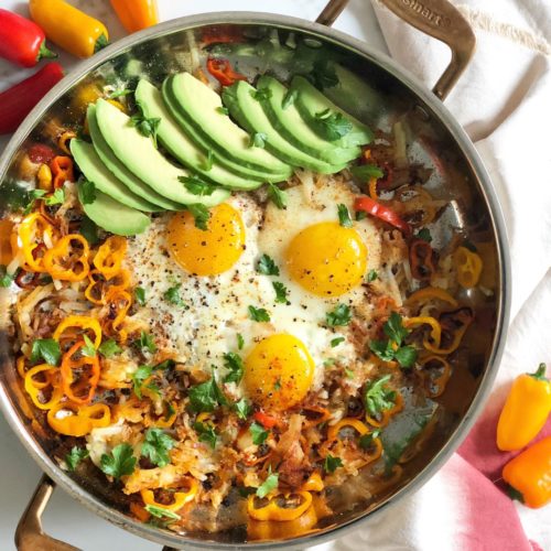 The Viral Crispy Hash Brown Skillet