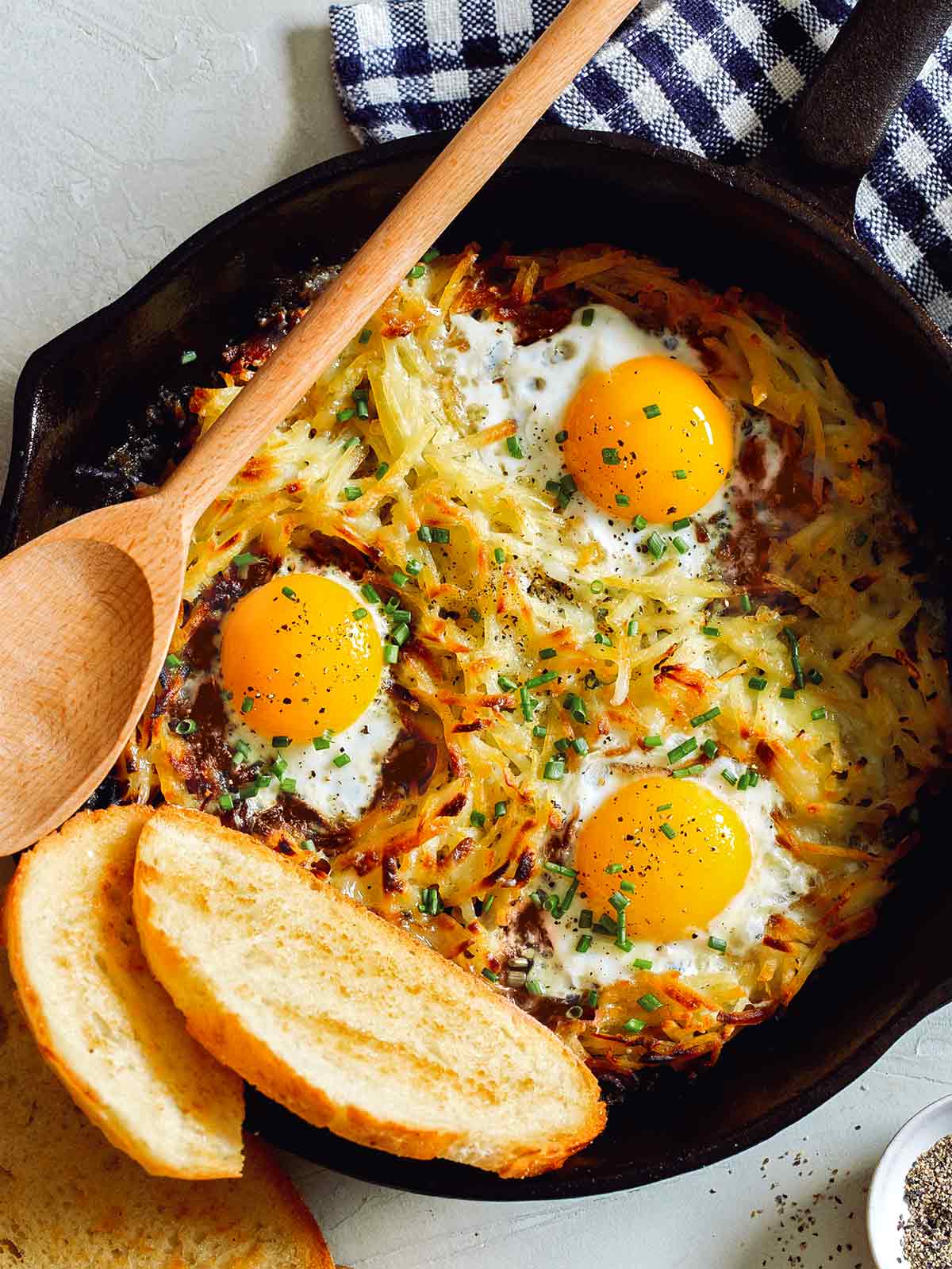 The Viral Crispy Hash Brown Skillet